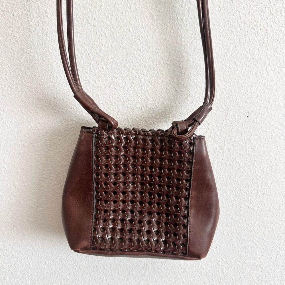 Vintage Liz Claiborne Crossbody Brown Bag